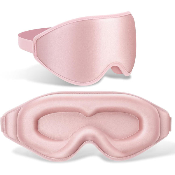 Total Blackout 3D Sleeping Mask, Super Lightweight & Silky Soft Eye Mask