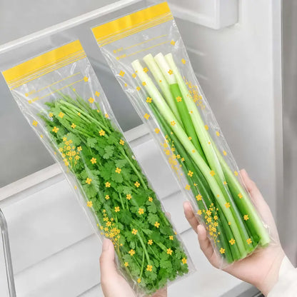 15PCS Thick Double Seal Food Storage Bags, Reusable Self-Sealing Pouches