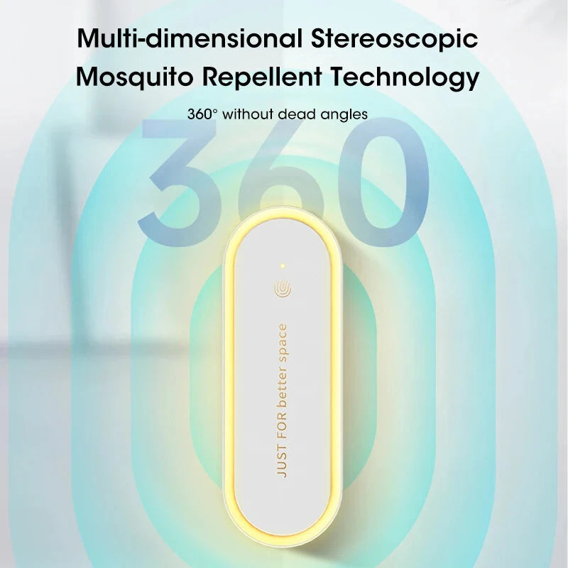 Ultrasonic Mosquito Repellent Night Light with Aromatherapy Function