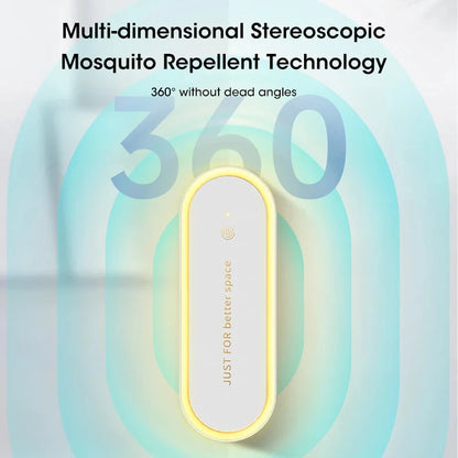 Ultrasonic Mosquito Repellent Night Light with Aromatherapy Function