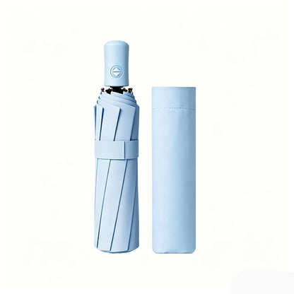 UV Protection Travel Umbrella Compact for Rain and Sun UPF 50+ Windproof Portable