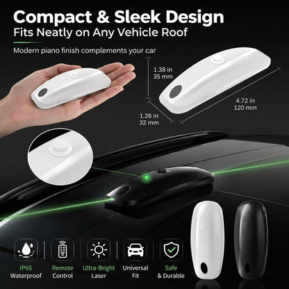Wireless Vehicle Laser Lights Car Roof Laser Strobe Lights Emergency Warning LED Flashing