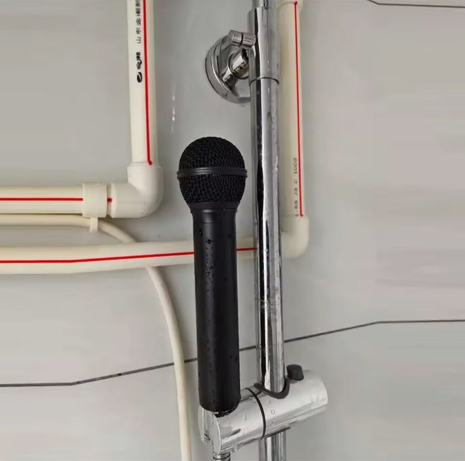 Microphone-Shaped Water-Purifying Showerhead