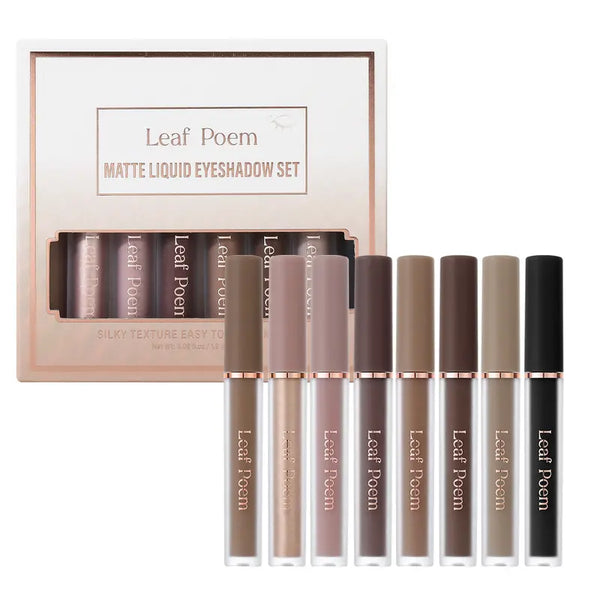 Women's 8-Shade Matte Liquid Eyeshadow Pen Kit Set
