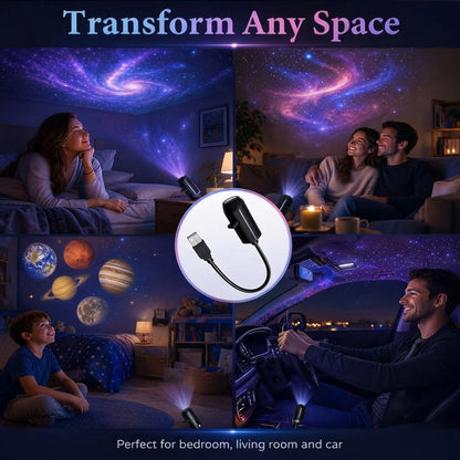 Plug-&-Play HD Christmas Projector – 6 or 10 Festive Scenes