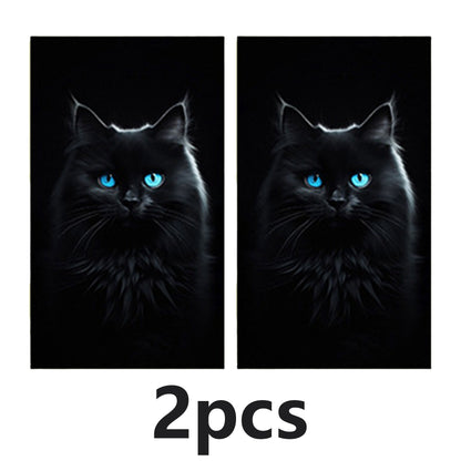 2PCS Animal Background Car Stickers Protective Stickers