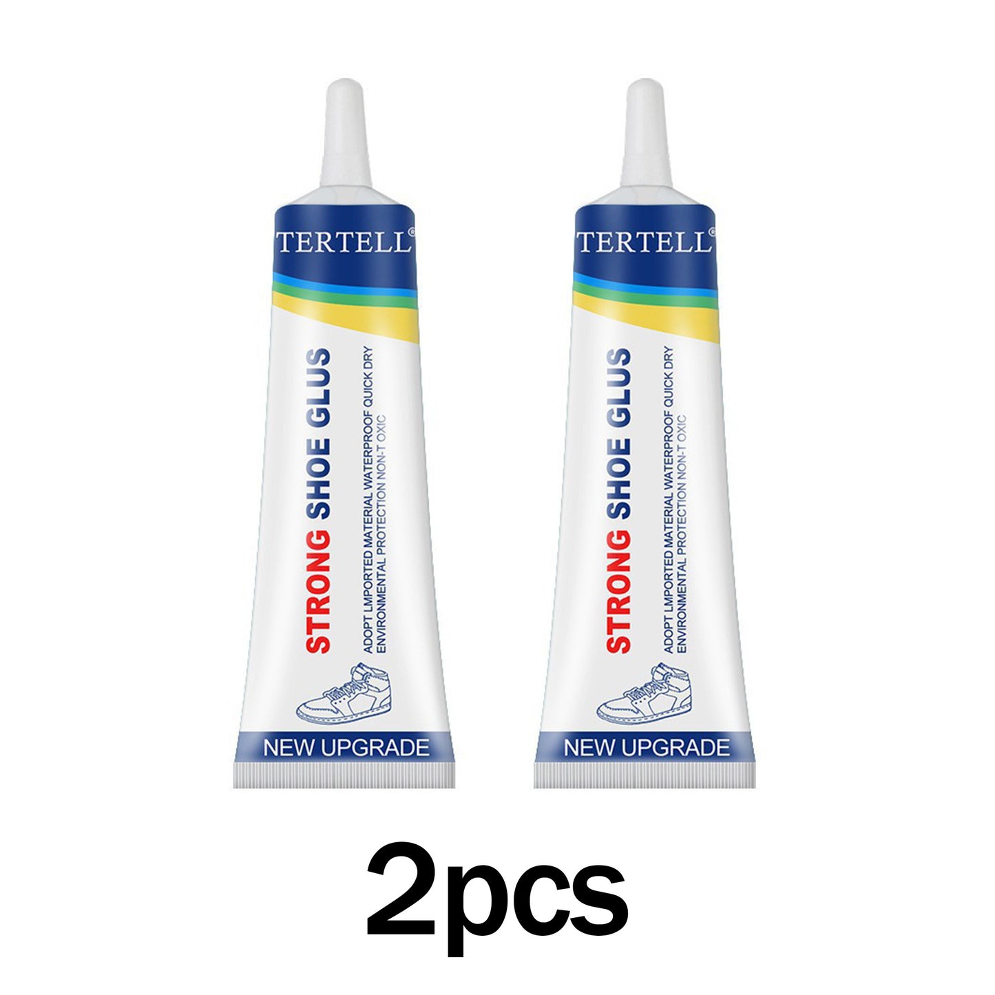 2Pcs Waterproof Quick Dry Super Strong Glue,Multi-Purpose Adhesive,Clear Shoe Repair Glue for Sneakers