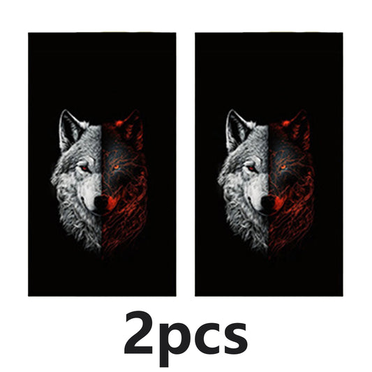 2PCS Animal Background Car Stickers Protective Stickers