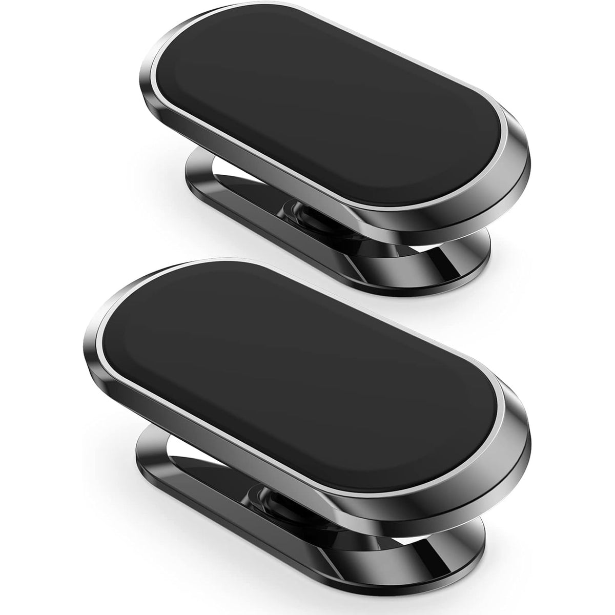 2 Pcs Magnetic Phone Holder for Car -360 Rotation,Compatible with All Cell Phone