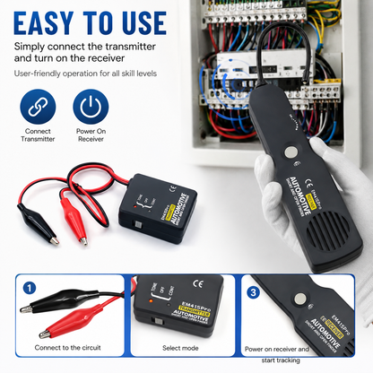 Digital Car Circuit Scanner, 42V Automotive Tester for Short and Open Faults