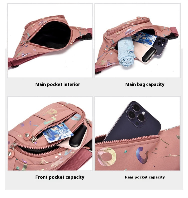 Outdoor Running Chest Pack – Multifunctional Crossbody Sports Waist Pack