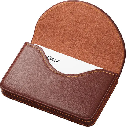 Leather Business Card Holder Walle for Men or Women