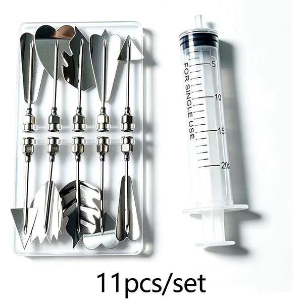 11 PCS 3D Gelatin Jelly Tools for Cake Decoration, Jelly Cake Making