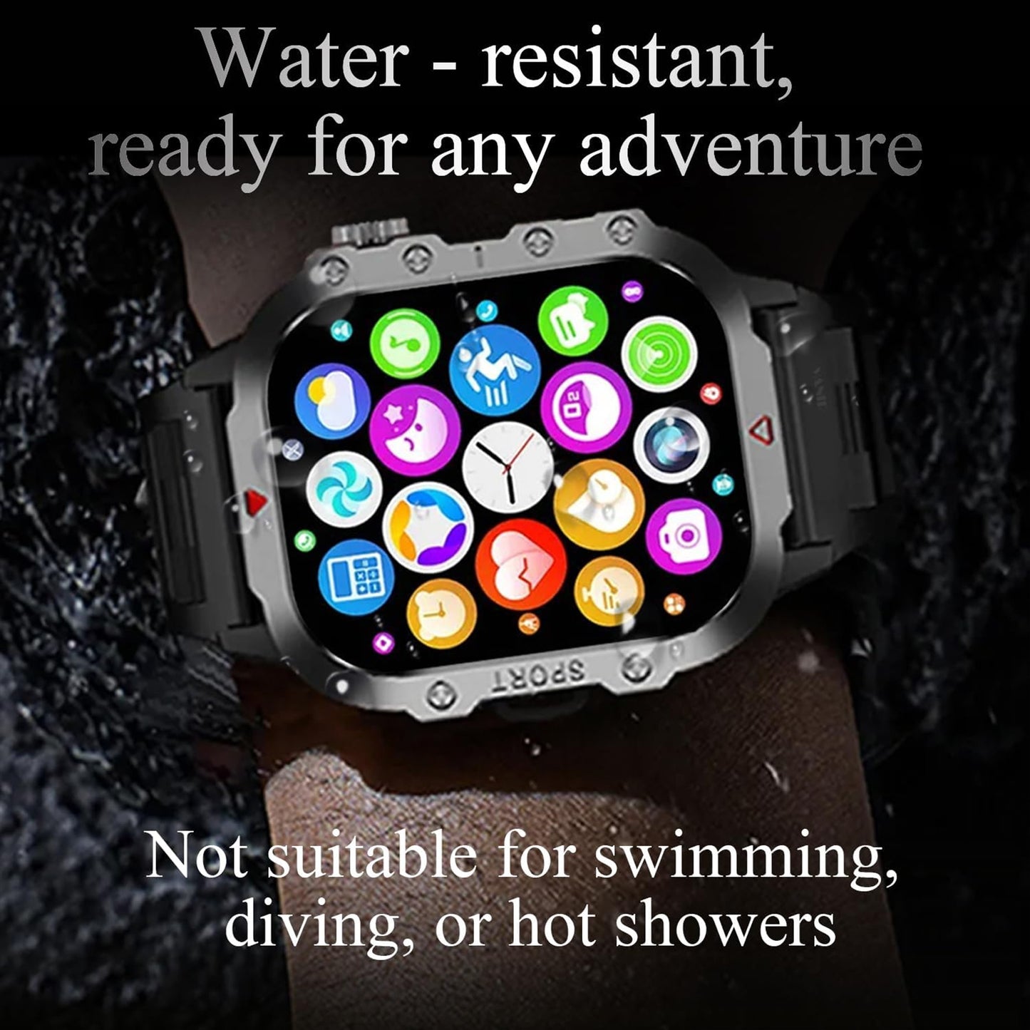 Smartwatch H11 2.01" HD Touch Screen Smartwatch with Bluetooth Calling