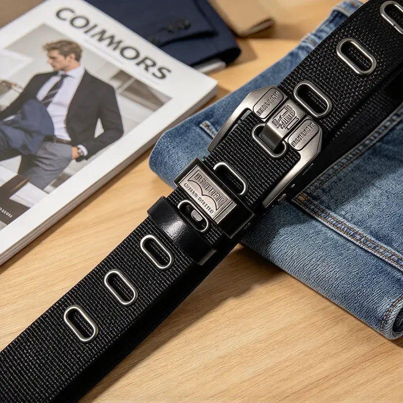 Unisex Minimalist Stylish Waistband - Buckle-Free Belt
