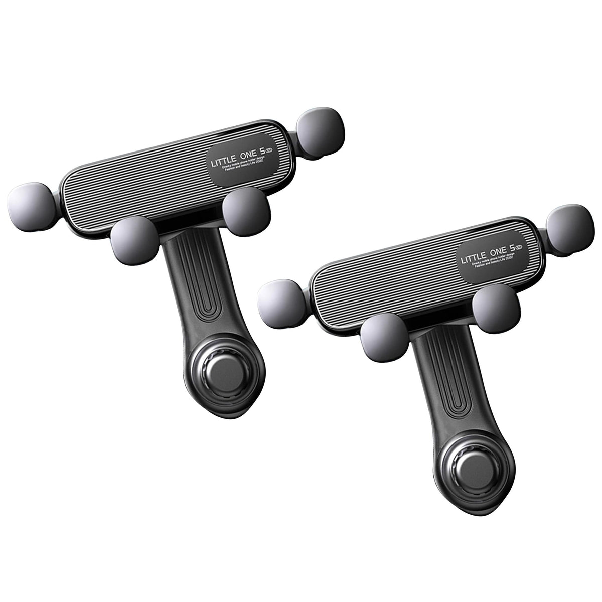 2Pcs Car Phone Holder ABS Car Vent Phone Mount Universal Gravity Link Air Vent Clip Design