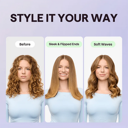 Negative Ion Hair Straightener Styling Comb Ionic Hair Straightener Brush