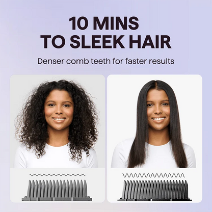 Negative Ion Hair Straightener Styling Comb Ionic Hair Straightener Brush