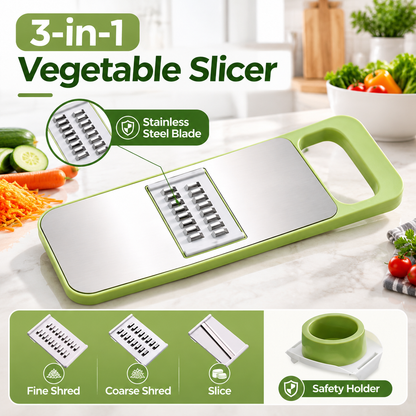 Mandoline Slicer for Kitchen, Multi Purpose Vegetable Slicer with Hand Guard