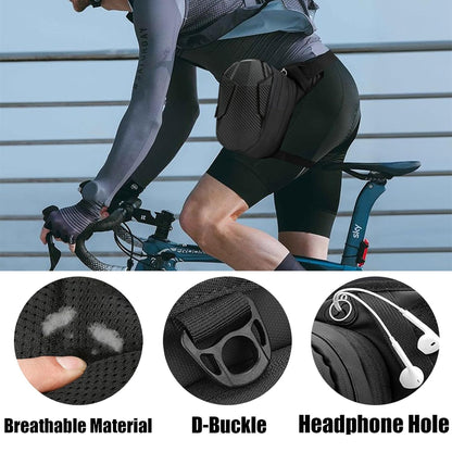 Motorcycle Leg Bag, Thigh Bag for Riding, Drop Leg Pouch with Removable Straps, Waterproof