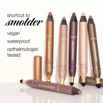 2 in 1 Eyeliner Eyeshadow Multi-Use Waterproof Makeup Doubles with Smudger Applicator