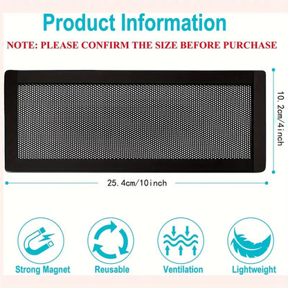 4Psc Magnetic Vent Cover, Mesh Grilles Dust Protection