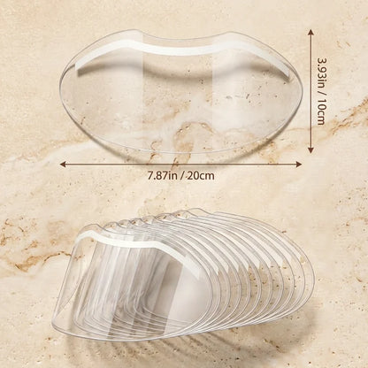50 Pcs Microblading Shower Face Shields, Disposable Face Visor Masks