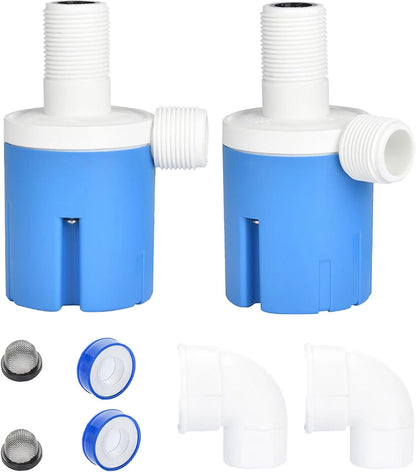 2PCS Automatic Water Level Control Valve Inside Type,side Inner Water Automatic Float Valve Water Level Control Valve Uesd