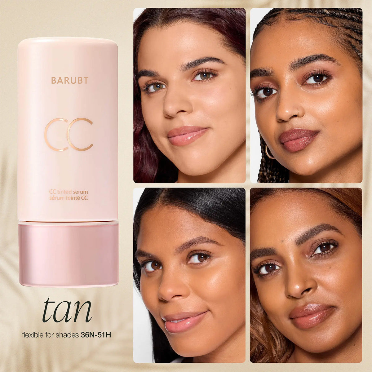 CC Tinted Serum — Color-Correcting Tinted Serum, Lightweight Coverage, No-Makeup Makeup Waterproof