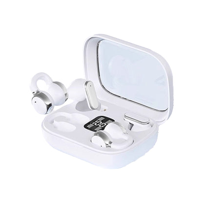 2-in-1 Ear Clip & Semi-In-Ear Wireless Headphones, 2026 Model with Digital Display Charging Case