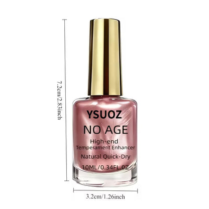 Rose Gold Metallic Mirror-finish Nail Polish—Quick-drying, Long-lasting, High-shine