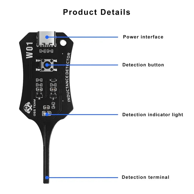 2Pcs Electronic Circuit Board Tester, Detectors Inductance Tester Motherboards Coils Testers