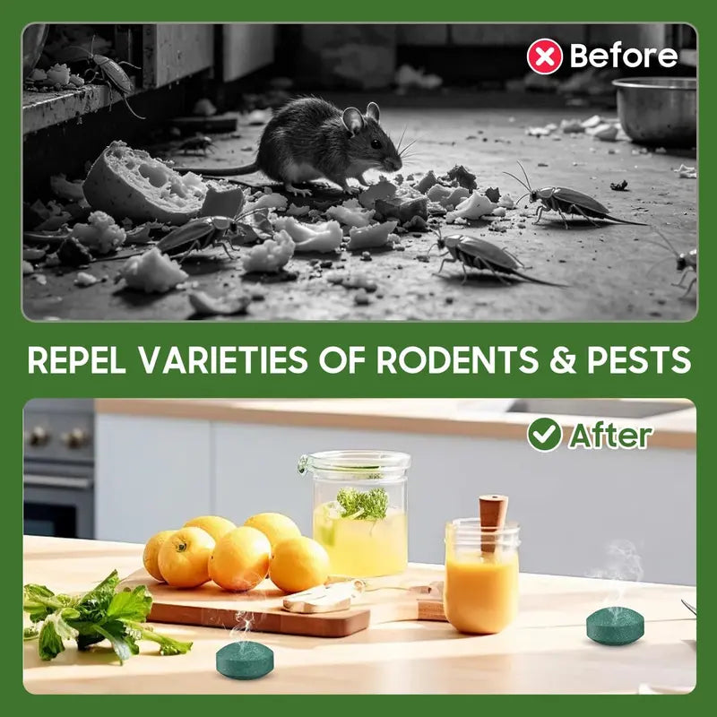 Rat and Snake Repellent 10-Pack Peppermint Oil Mouse Repellent