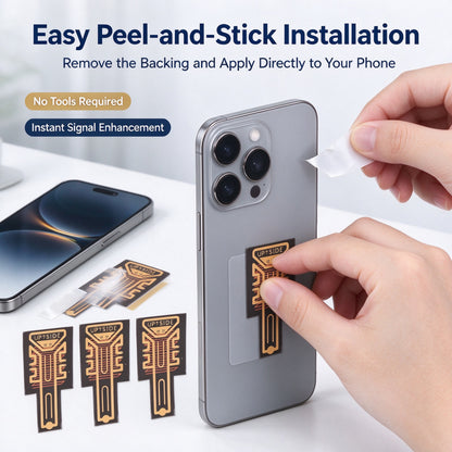 6Pcs Signal Amplifier Portable Mobile Phone Signal Enhancement Sticker Booster for iPhone Samsung Huawei Universal