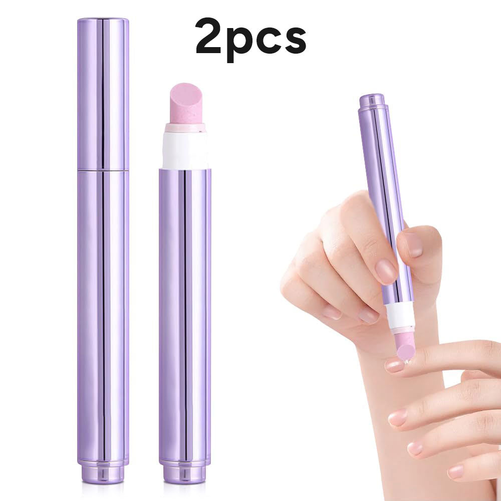 2PCS 3-in-1 Nail Care Pen, Cuticle Oil Cuticle Pusher Nail Oil Pen
