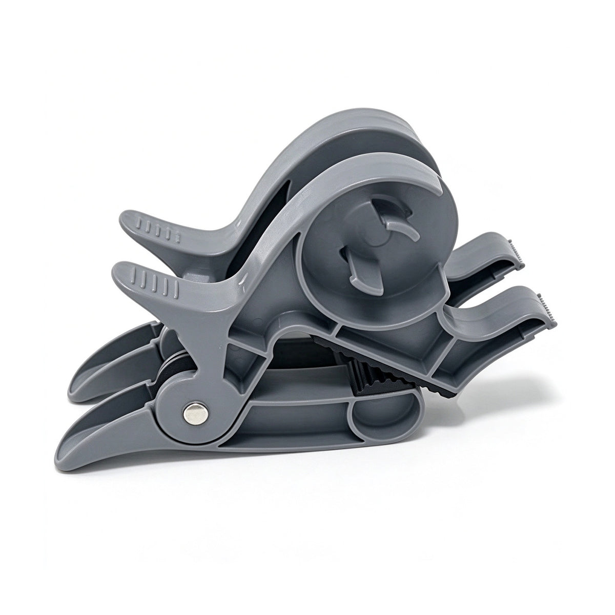 2-Piece Christmas Gift Wrapping Tape Dispenser and Paper Holder Clip Set