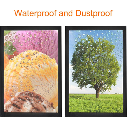 5Pcs Self Adhesive Magnetic Poster Frame Wall Sign Holder, 8.5"x11" Magnetic Picture Frame