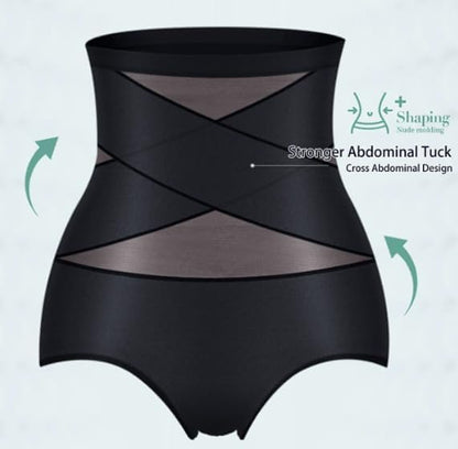 3Pcs Women's High-Waisted Tummy Control Shapewear Panties