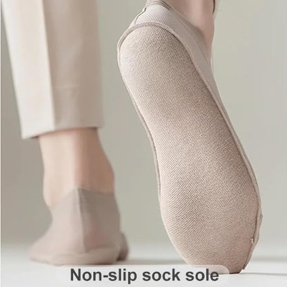 8-Pack Breathable No Show Socks – Lightweight Ice Silk Liner Socks