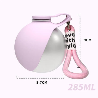 2-in-1 Dog Water Bottle & Bowl — Portable Silicone Bowl Water Bottle