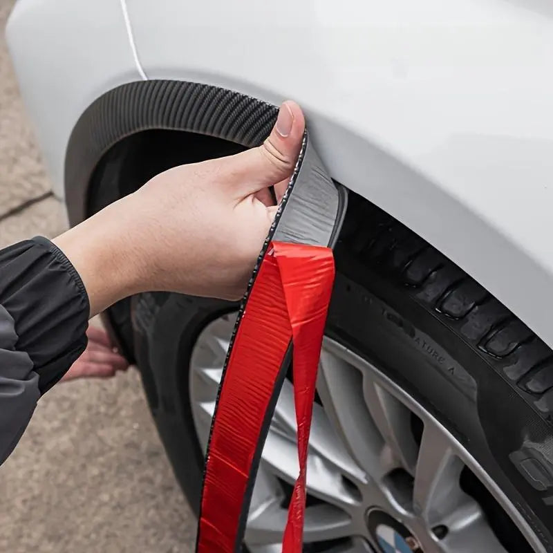 4 Roll Carbon Fiber Car Anti-Scratch Wheel-Arch Trim Strip