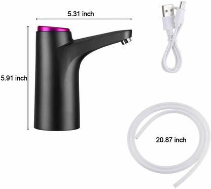 Smart USB Portable Water Bottle Dispenser with USB Electric Charging and Automatic Off Switch
