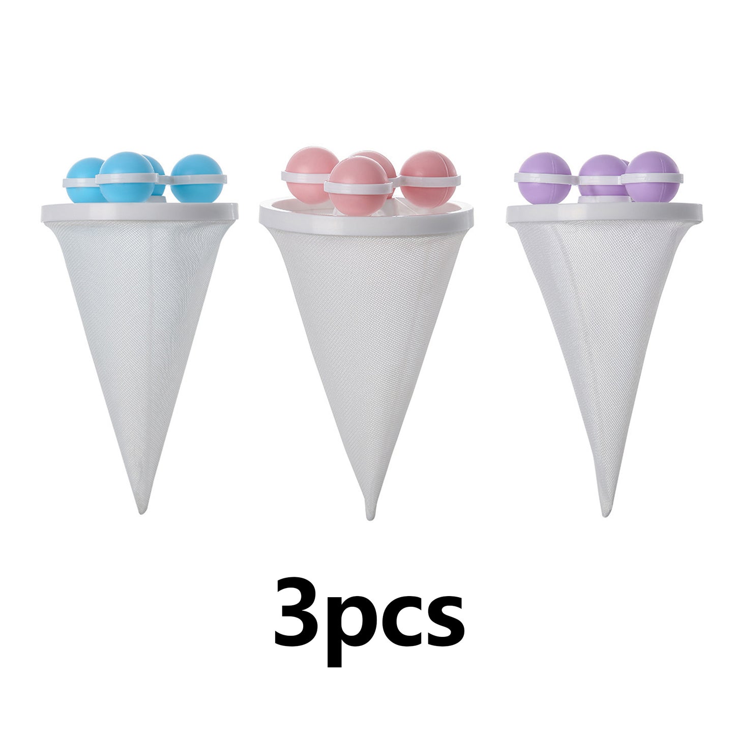 3Pcs Floating Hair Filtering Mesh Removal, Lint Catcher for Washing Machine Pet Hair Catcher for Washing Machine
