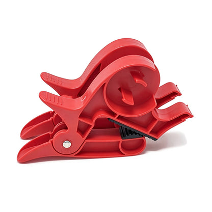 2-Piece Christmas Gift Wrapping Tape Dispenser and Paper Holder Clip Set