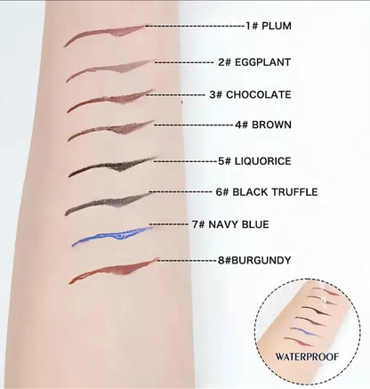 2Pcs Waterproof Gel Eyeliner Stick - Flawless, Ultra-Smooth Creamy Glide