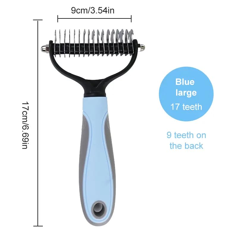 Dog Grooming Brush Hair Removal Comb For Dogs Cat Detangler Dematting Brush Grooming Tool