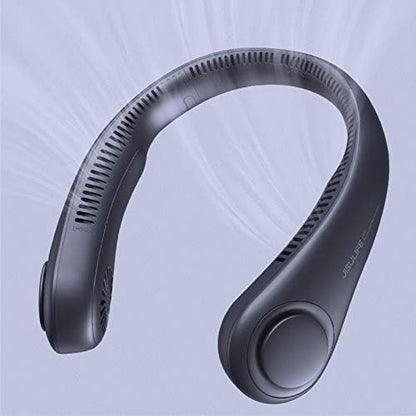 Portable Neck Fan Bladeless Fan, 6000mAh USB Rechargeable, 360° Airflow