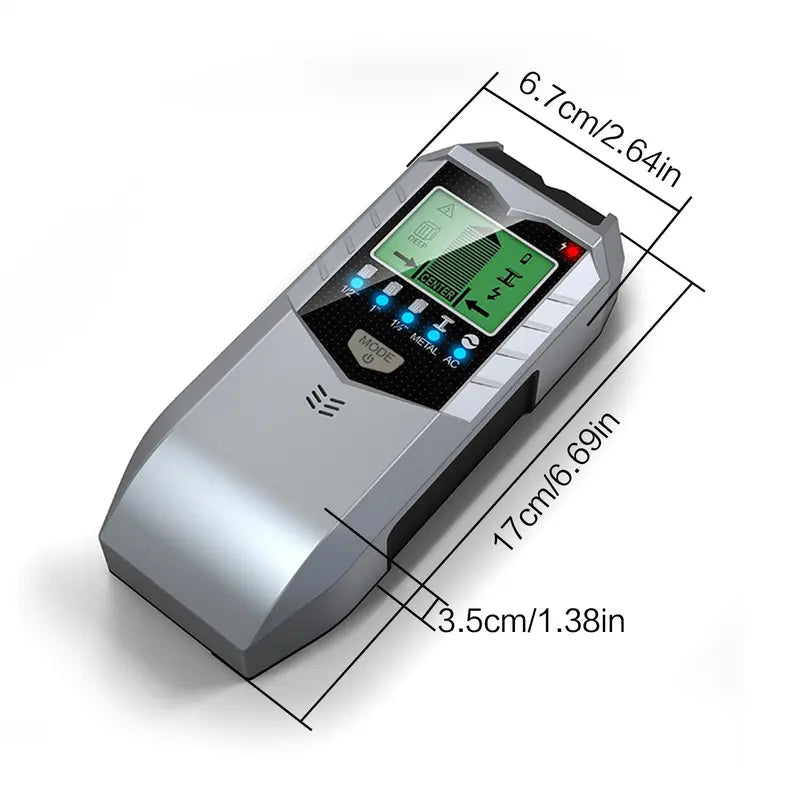 5-in-1 Wall Scanner and Stud Finder with LCD Display