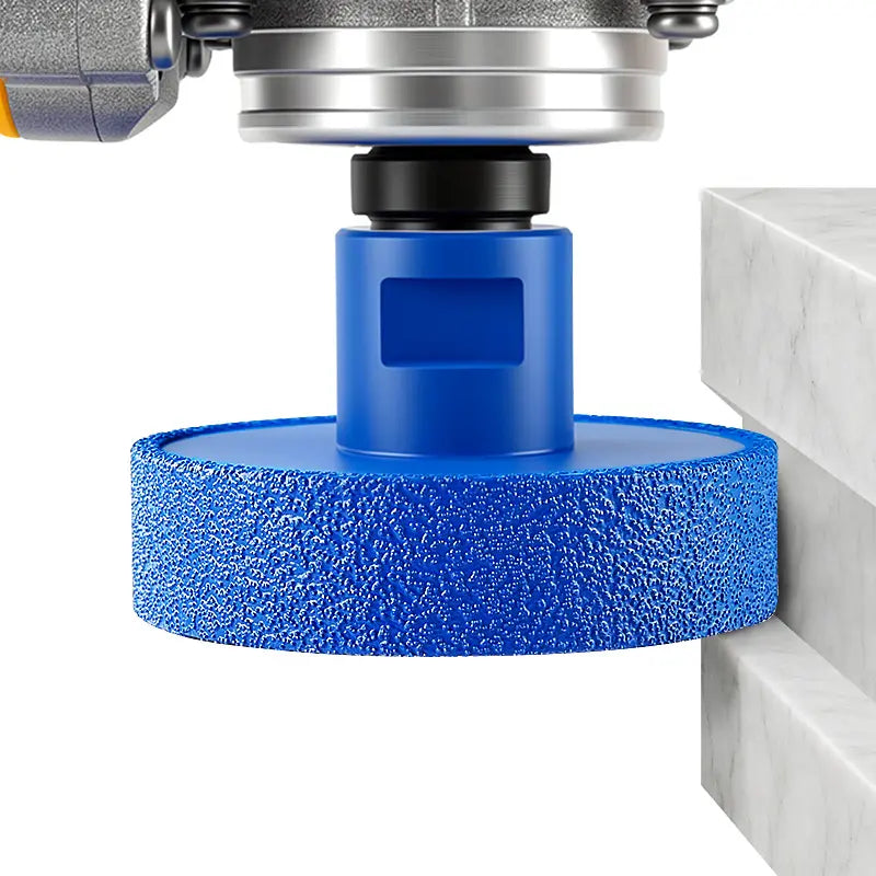 Contoured Forging Emery Diamond Grooving & Edge Profiling Wheel for Stone, 10mm/20mm