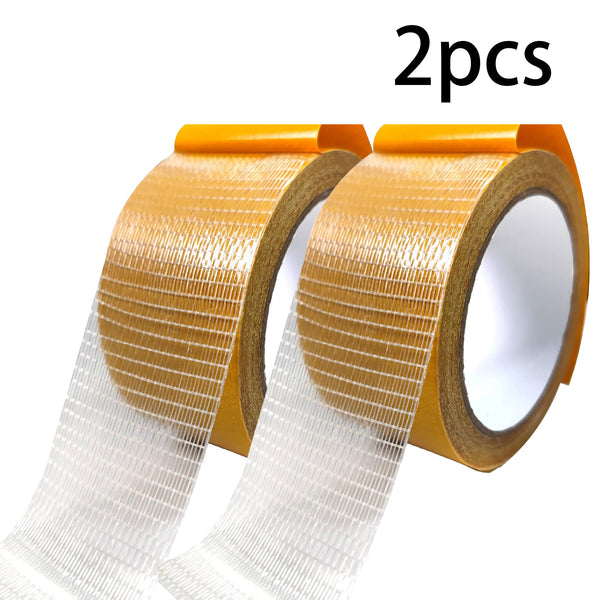 2PCS Extra Strong Double Sided Fabric Tape Heavy Duty 2inch x 33FT